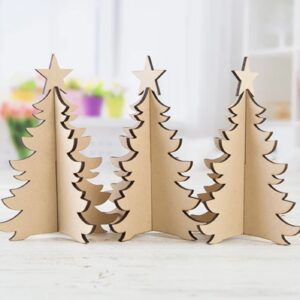 Small MDF Christmas Trees